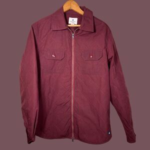 Sperry Quilted Maroon Jacket